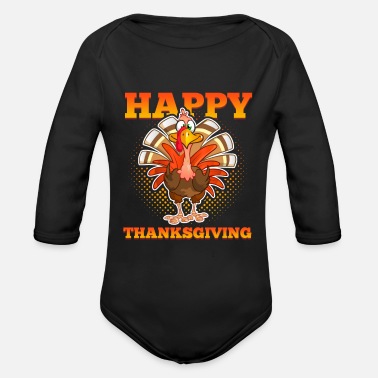 Chicken stuff, day, chicken, pepperoni, hat, cheese, - Organic Long-Sleeved Baby Bodysuit