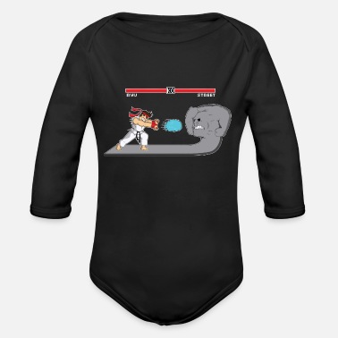 Street Fighter Fighter Of Streets - Organic Long-Sleeved Baby Bodysuit