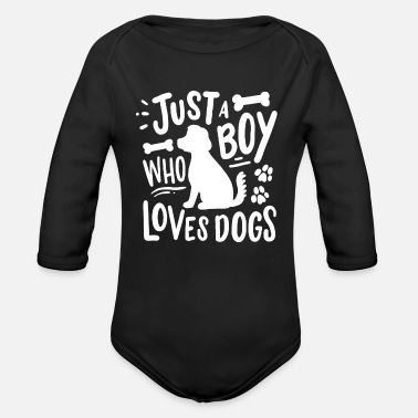 Dog Lover Dog Dog Lover - Organic Long-Sleeved Baby Bodysuit