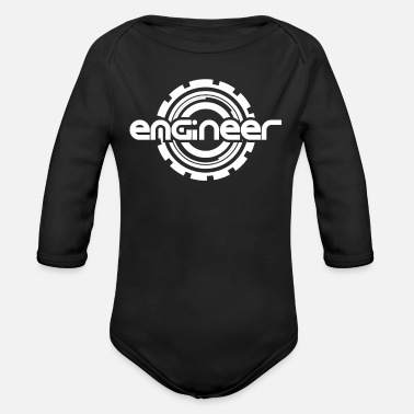 Profession Engineer Profession - Organic Long-Sleeved Baby Bodysuit