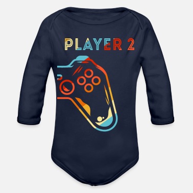 Life Player 2 - Organic Long-Sleeved Baby Bodysuit
