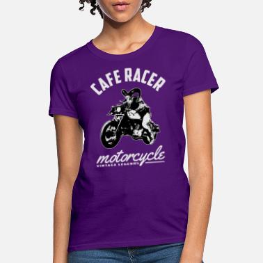 Café Racer T-Shirt S-5XL Sérigraphié Motard Squelette Moto Débardeur T-Shirt