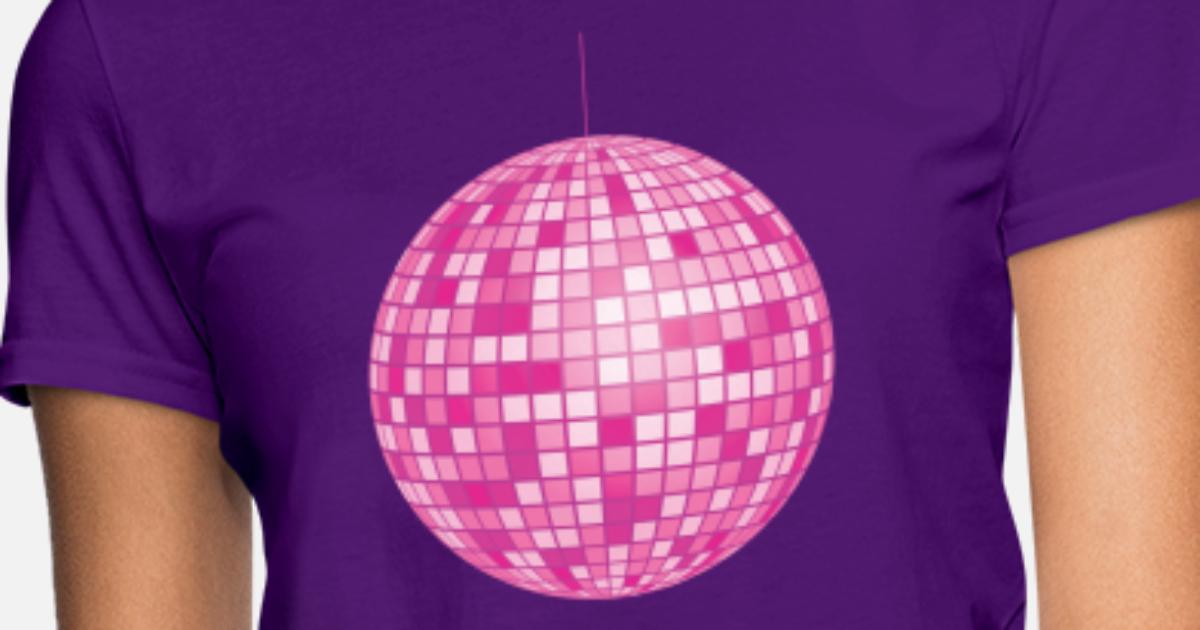 Pink Disco Ball, Ball, Retro, 70s, 80s,' Women's T-Shirt | Spreadshirt