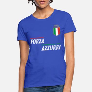 Italien Italienische Italia Nationalmannschaft Forza Azzurri T-Shirt-SML bis 3xl 