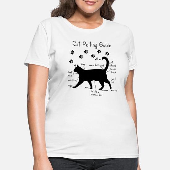 Download Cat Petting Guide That Is Nice Whatevs Nope Wanna Women S T Shirt Spreadshirt 3D SVG Files Ideas | SVG, Paper Crafts, SVG File