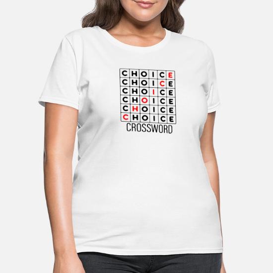 crossword clue T-Shirt Women's T-Shirt
