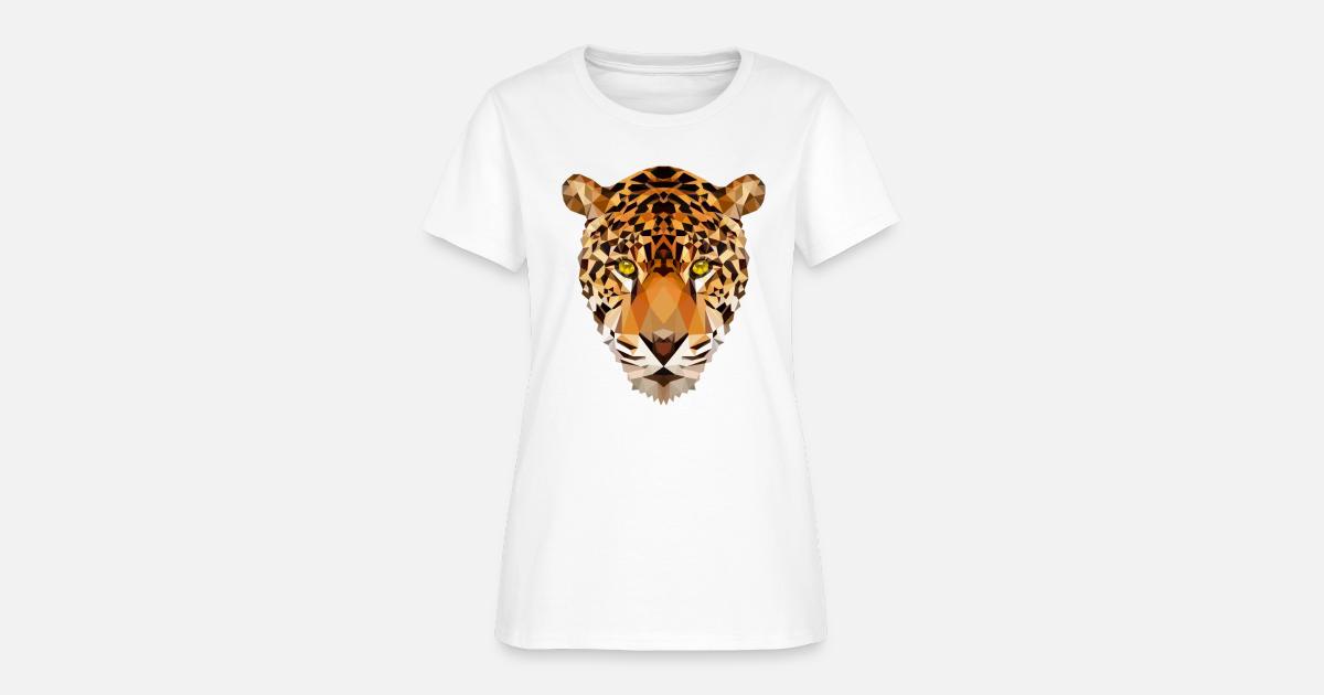 Jaguar Handmade Polygon Artwork Women's TShirt Spreadshirt