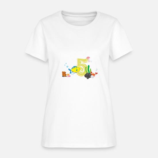 I M O Fish Ally Five Kids Youth 5th Birthday Women S T Shirt Spreadshirt