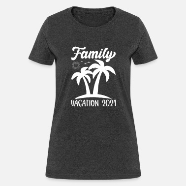 Family Vacation 2021 Shirt Summer Shirt Vaccinated Family Matching Shirt Funny Palm Tree Unisex T-Shirt
