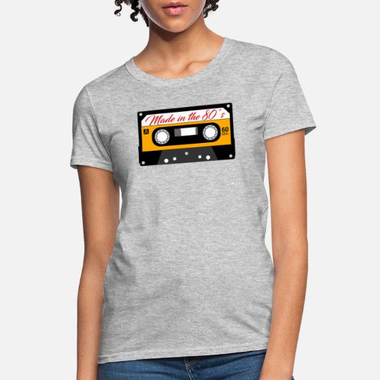 Details about  / RETRO MUSIC CASSETTE TAPE 80/'S EIGHTIES 100/% Cotton T-shirt tshirt tee top