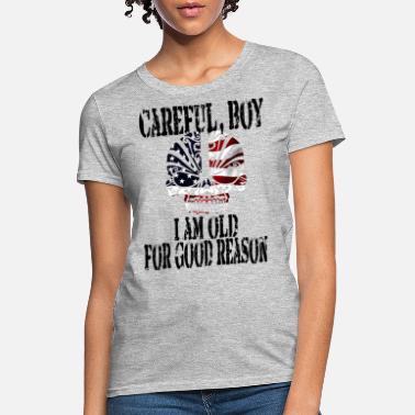 Patriot american reason, proud, skull, old patriot - Women&#39;s T-Shirt