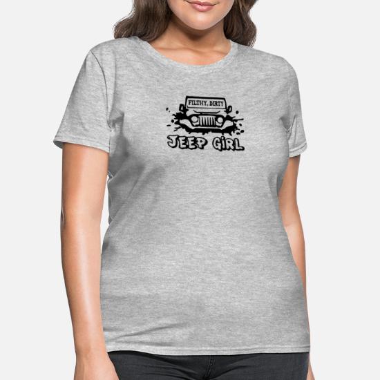 JEEP girls like to get dirty T Shirt Graphic Tee