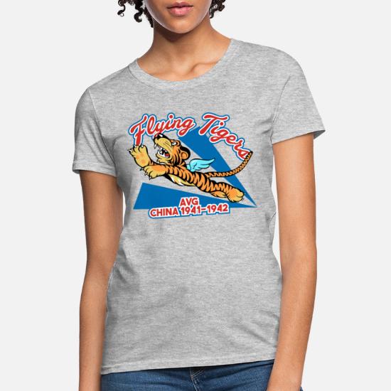 Flying Tigers AVG 1941 Grafisch T-shirt Kleding Gender-neutrale kleding volwassenen Tops & T-shirts T-shirts T-shirts met print 