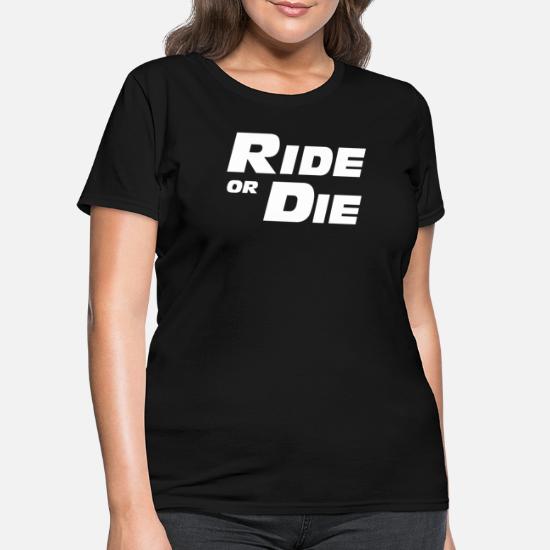 FAST AND FURIOUS T-shirt RIDE OR DIE Paul Walker Family Motorcycle T shirt Gift