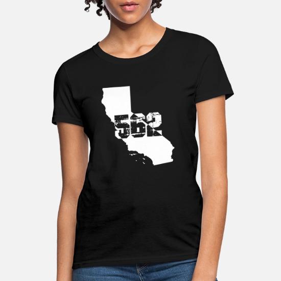 Long Beach California 562 Area Code Women S T Shirt Spreadshirt