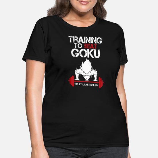 Traning to Beat Goku Super Saiyan Goku Training Gym T Shirt