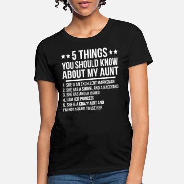 Aunt Funny Crazy Aunt Niece Gift T-shirt - Women&#39;s T-Shirt
