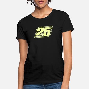 Maverick Vinales Men's T-Shirt Racing 25 Moto GP Logo T-Shirt New Red 