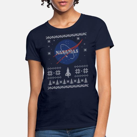 Funny S.A.N.T.A Xmas Christmas Space Science Scientist Sweatshirt Men Women