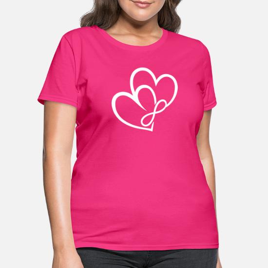 I Love Heart Mark Ladies T-Shirt