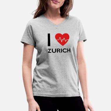 I Love Heart Zurich T-Shirt 