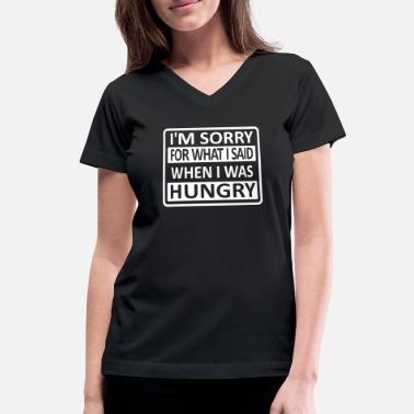 Im Sorry For What I Said When I Was Hungry COTTON TOTE Funny Slogan HUNGRY,BAG 