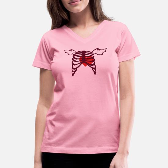 I Love Heart Cheshire V-Neck T-Shirt