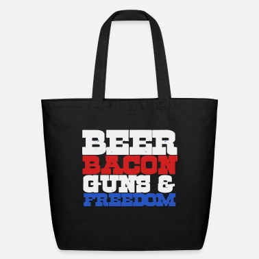 Bacon Beer Bacon Guns And Freedom - Eco-Friendly Tote Bag