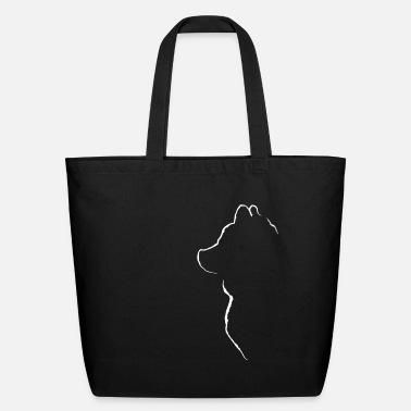 Picture Dog Picture Silhouette - Eco-Friendly Tote Bag