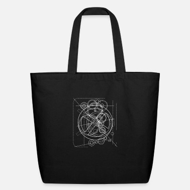 Antikythera Mechanism Drawing - Eco-Friendly Tote Bag