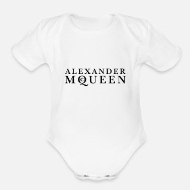 alexander mcqueen t shirts - Organic Short-Sleeved Baby Bodysuit