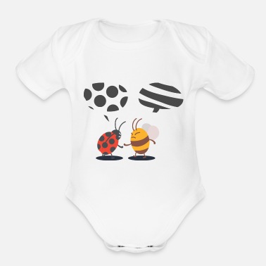 Fly-insect Bugs - Organic Short-Sleeved Baby Bodysuit