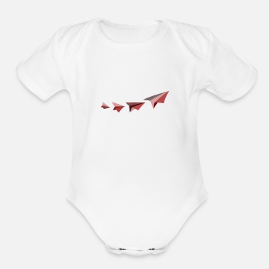 US Yellow Paper Plane Baby Newborn Infant Toddler Cotton Bodysuit Long Sleeve 
