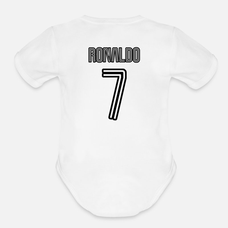 Ronaldo #7 Soccer Jersey Baby Romper Infant Toddler 