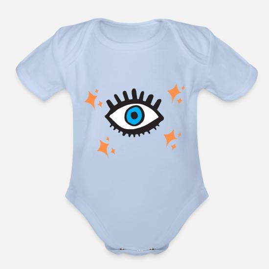 Chemise Evil Eye Chemise Cadeau D Anniversaire Cadeaux Speciaux Cache Couche Bio Manches Courtes Bebe Spreadshirt