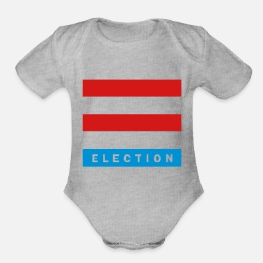 Election Election - Organic Short-Sleeved Baby Bodysuit