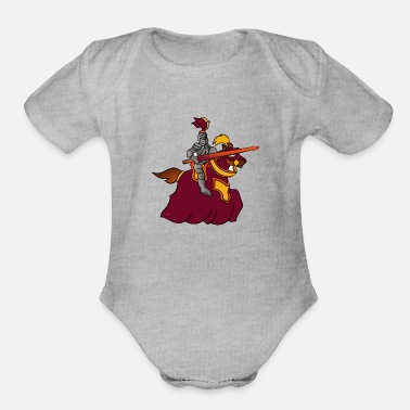 Templar Knights Medieval Shield Baby Clothes Sleeveless Cute Novelty Newborn Summer Onesie Gift for Baby