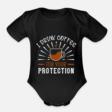 Drink Amazing gift for coffee lovers - Organic Short-Sleeved Baby Bodysuit