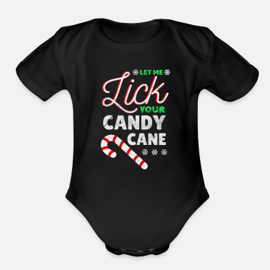 Sex Christmas Candy Xmas Sex Sexist Balls pervers Gift - Organic Short-Sleeved Baby Bodysuit