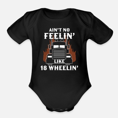 Truck Driver Truck Driver - Organic Short-Sleeved Baby Bodysuit