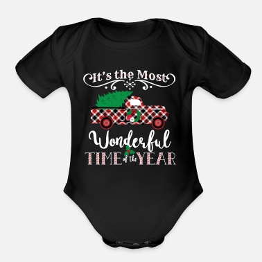 Years Most Wonderful Time of the Year - Organic Short-Sleeved Baby Bodysuit