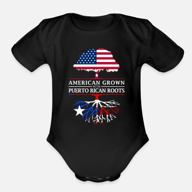 Threadrock Baby Distressed Flag of Puerto Rico Infant Bodysuit Puerto Rican