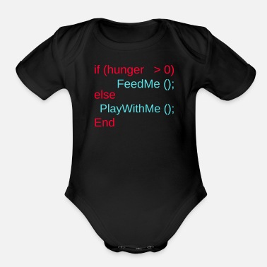 Data Funny Gift Programmer Baby Computer Nerd Birthday - Organic Short-Sleeved Baby Bodysuit