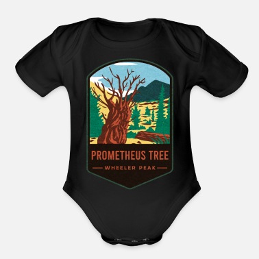 Peak Prometheus Tree Wheeler Peak - Organic Short-Sleeved Baby Bodysuit