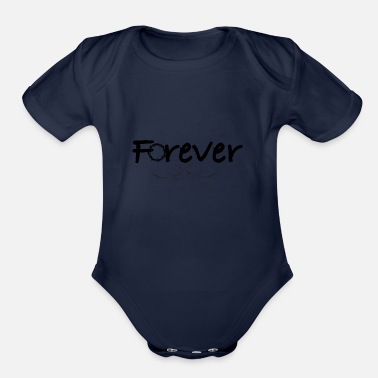 Forever Forever - Organic Short-Sleeved Baby Bodysuit