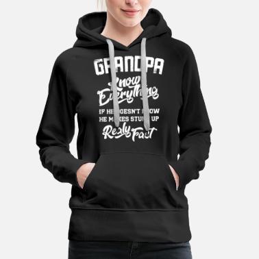 Wanjirong Womens Fleece Pullover Hoodie Print I Have A Crazy Grandpa Sweatshirts 