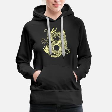 BeiTong Classic Cool Chinese Dragon Hoodies for Mans Black 