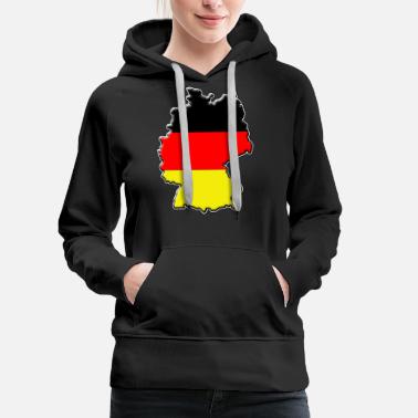 Sweatshirt for Women Deutschland Soccer Custom Pullover Hoodie 