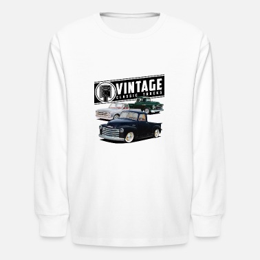 Vintage vintage truck group - Kids&#39; Longsleeve Shirt