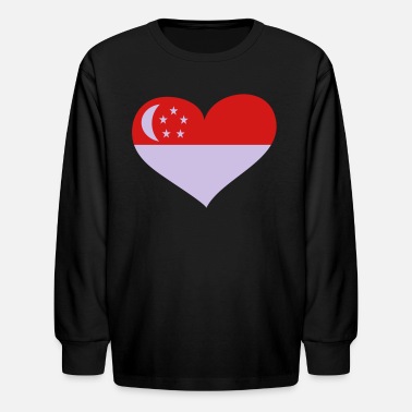 I Love Heart Singapore Kids T-Shirt 